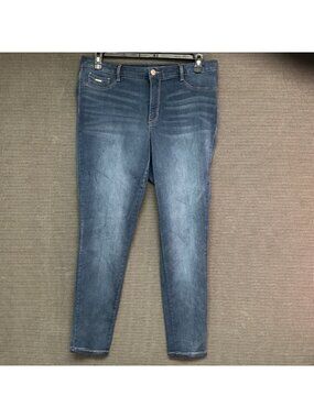 Nine West Jessica Jegging Jeans Womens Size 14 Medium Wash Stretch Denim
